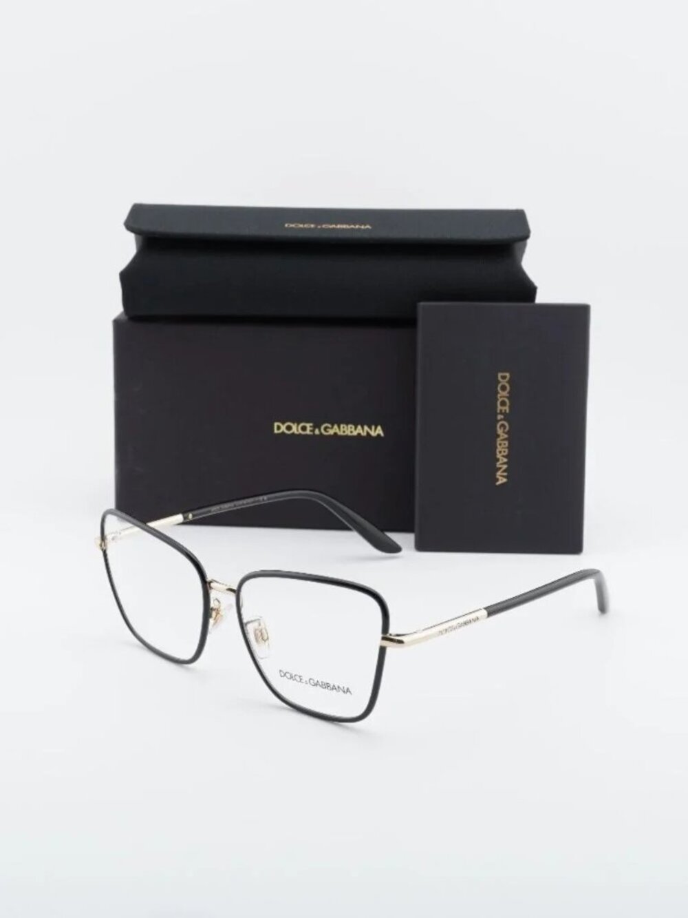 Dolce & Gabbana DG1359 1334 Butterfly Eyeglasses 57mm - Black